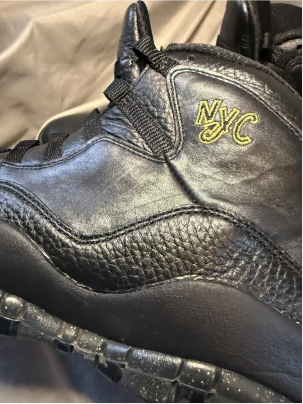 Air Jordan 10 Retro NYC Mens Sneakers Shoes SIZE 9 No Original Box